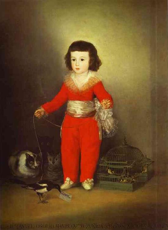 Francisco Jose de Goya Don Manuel Osorio Manrique de Zunica oil painting image